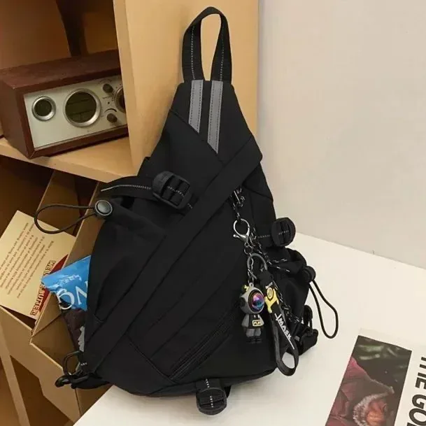 sac à dos de dehors hip hop pour homme et femme, multifonction, étanche, voyage, école, à bandoulière, poitrine, nouvelle collection