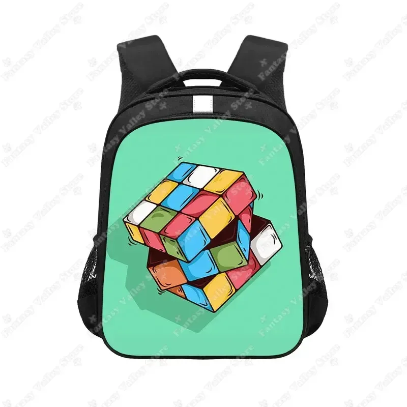 sac à dos imprimé magic cube, carré magique, sac à dos pour enfants, sacs d'école pour adolescents, sac à dos pour ordinateur portable, sac de livre, cadeau