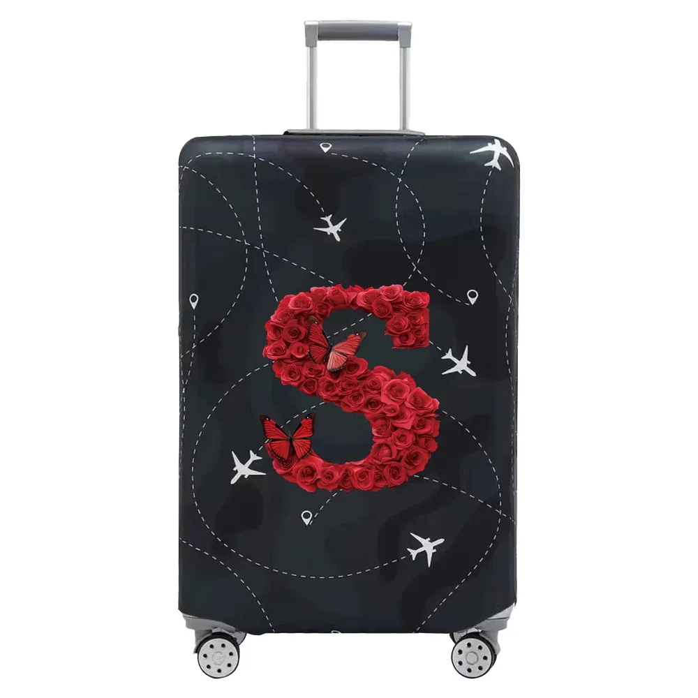 housse anti-poussière élastique pour sac de voyage, série rose, 18-32 pouces, résistante à l'usure, plusieurs styles