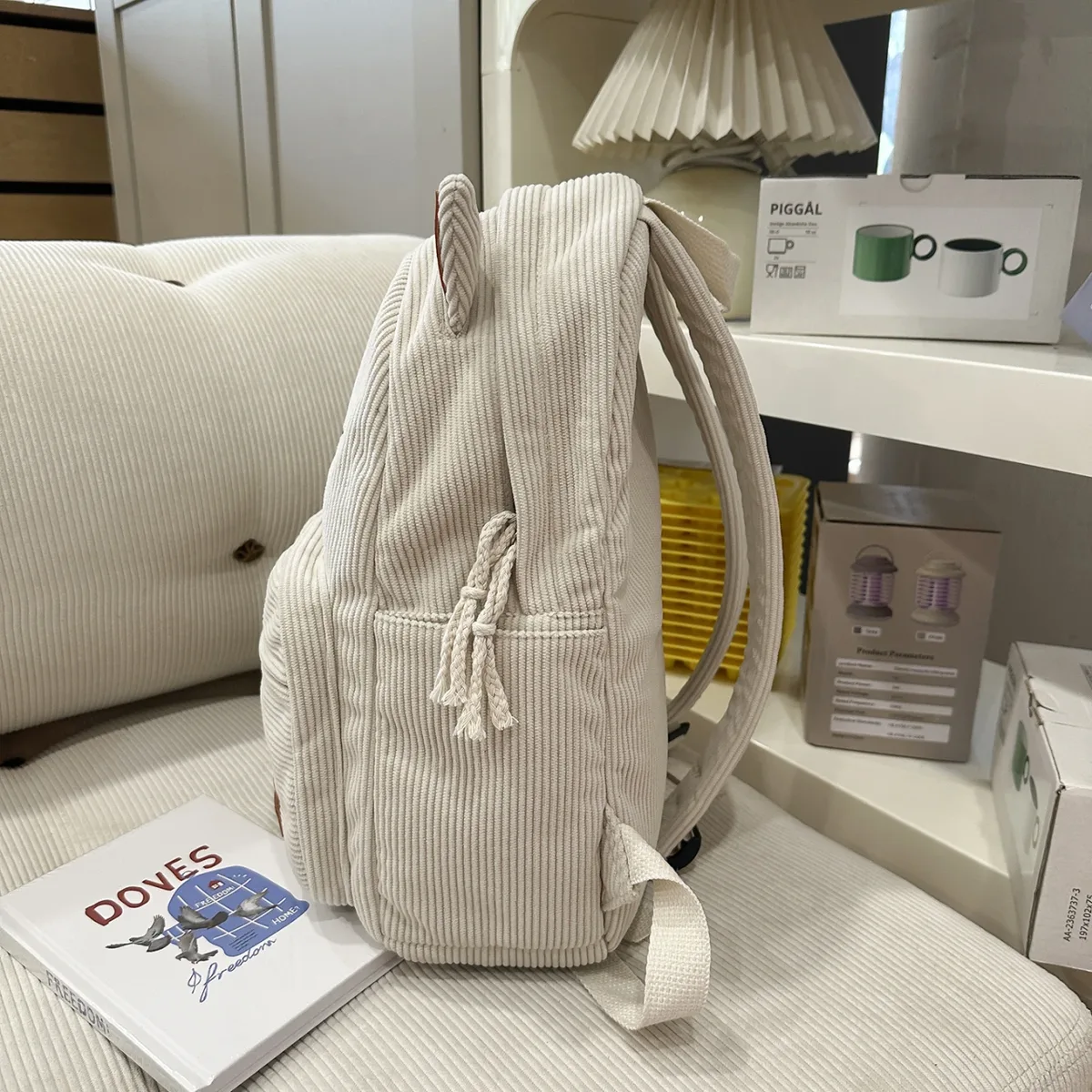 sacs à dos de grande capacité pour femmes, sac à bandoulière de bonne qualité pour filles, motif de chat de dessin animé, sacs à main en tissu doux pour femmes
