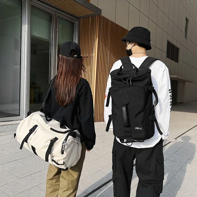 grand sac à bandoulière de voyage pour hommes, sac à dos de sport étanche, sac de bagages d'extérieur, seau de voyage, fonction mochila xa380c