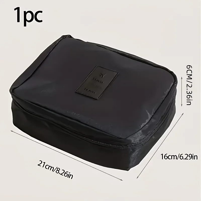 sac de rangement portable pour bagages, trousse de toilette de voyage grande capacité, petit sac de rangement carré pour maquillage