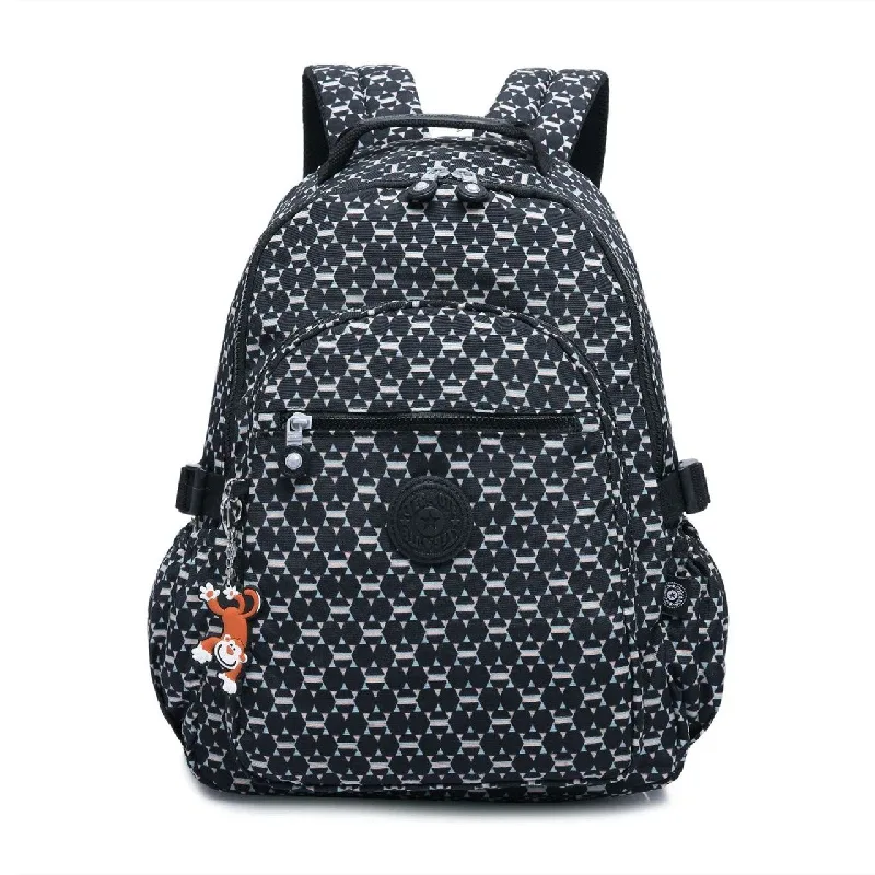 nesitu haute qualité léger étanche a4 ordinateur portable garçon fille hommes femmes sac à dos cartable sac de voyage bleu noir gris m0983