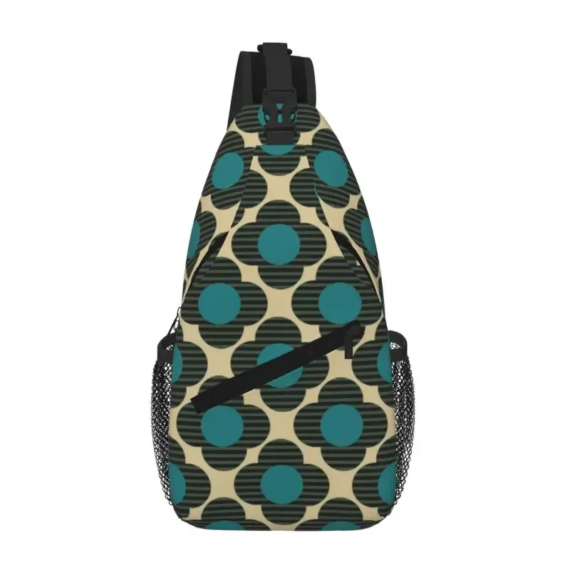 Sacs à bandoulière Orla Kiely Multi Stem Flowers pour voyage, randonnée, hommes et femmes, sac à dos portable, sac de poitrine, sac à bandoulière quotidien.