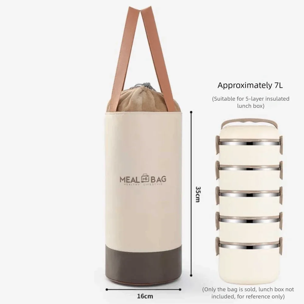 sac de rangement pour boîte à déjeuner en papier d'aluminium, sac d'isolation thermique épais et isolé, sac de glace portable étanche de grande capacité