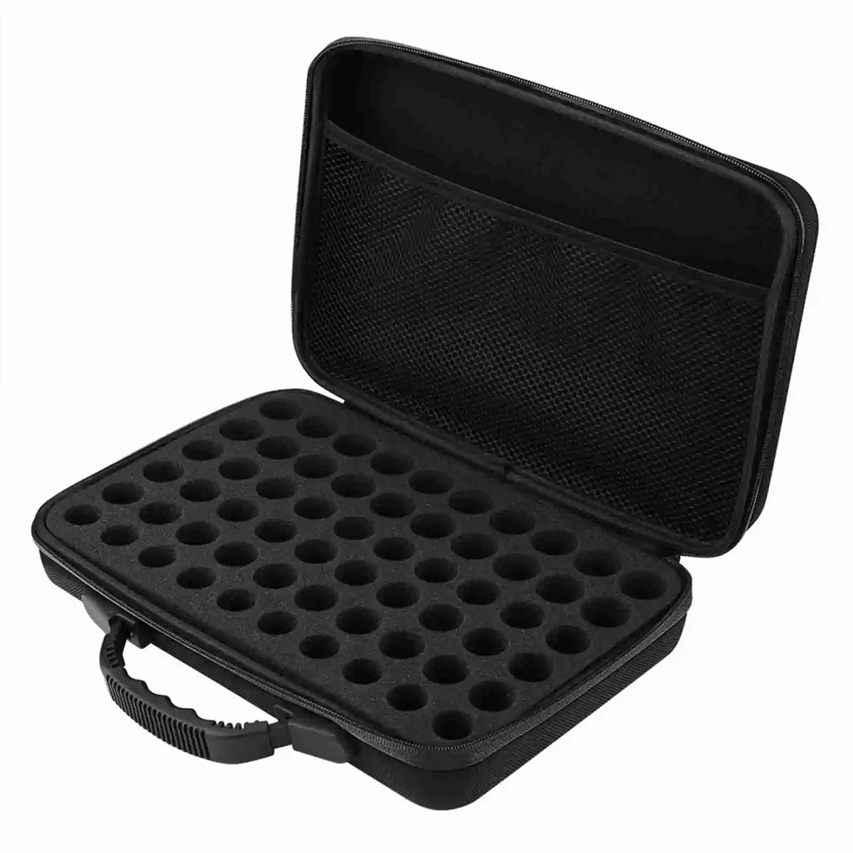 organisateur de stockage extérieur à coque rigide, mallette de transport d'huile essentielle, étui à coque rigide 60 bouteilles adapté aux bouteilles 5ml 15ml