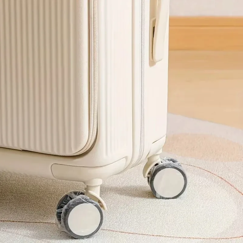 50/100 pièces de protections jetables pour roues de bagages, housse anti-poussière, housse universelle pour roues, film protecteur pour pieds de bagages