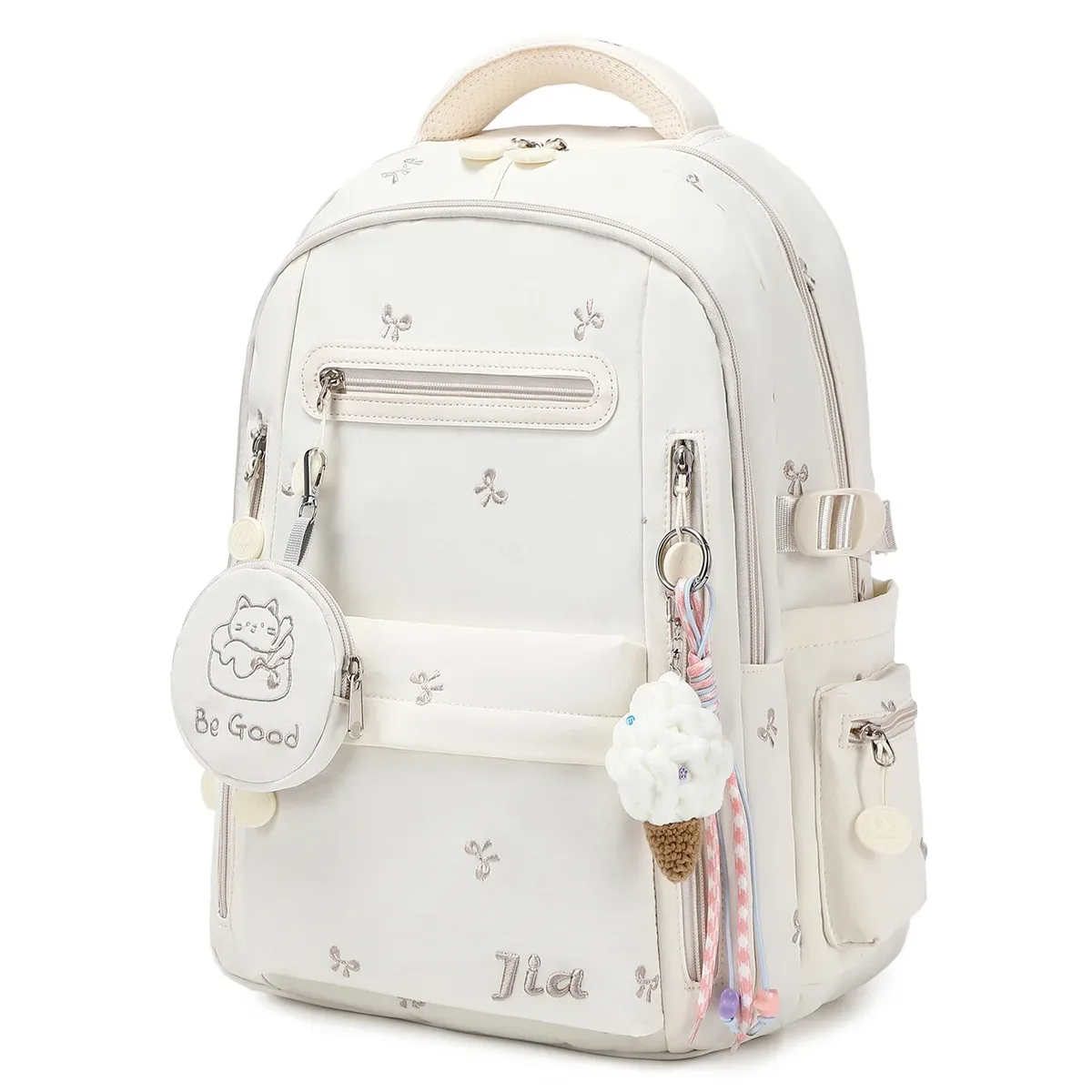nouveau sac d'école orthopédique minimaliste pour les élèves du collège, sac à dos de voyage grande capacité pour les filles, multicolores, pour les trajets quotidiens