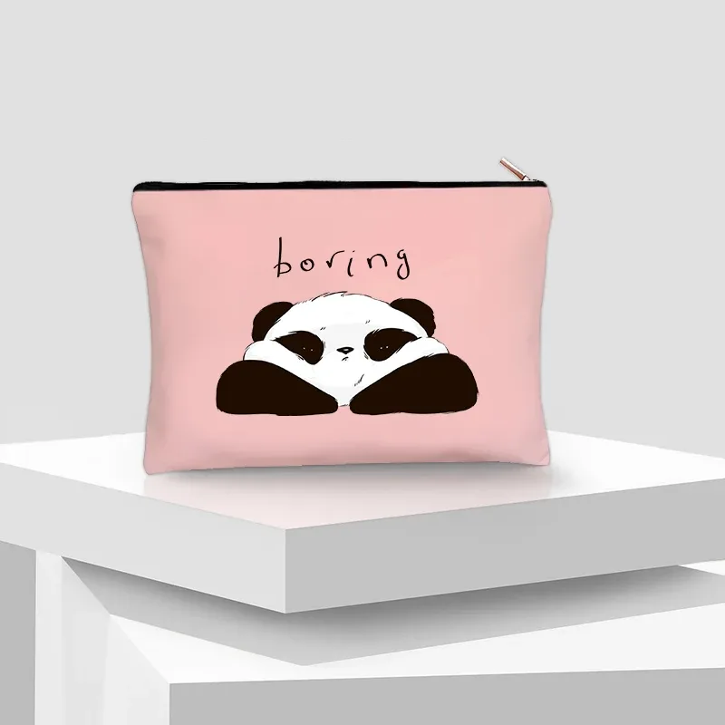kawaii panda trousse à cosmétiques enfants voyage nécessité toilette sac à couches pochette de maquillage pour jolies filles anniversaire nouvel an cadeau