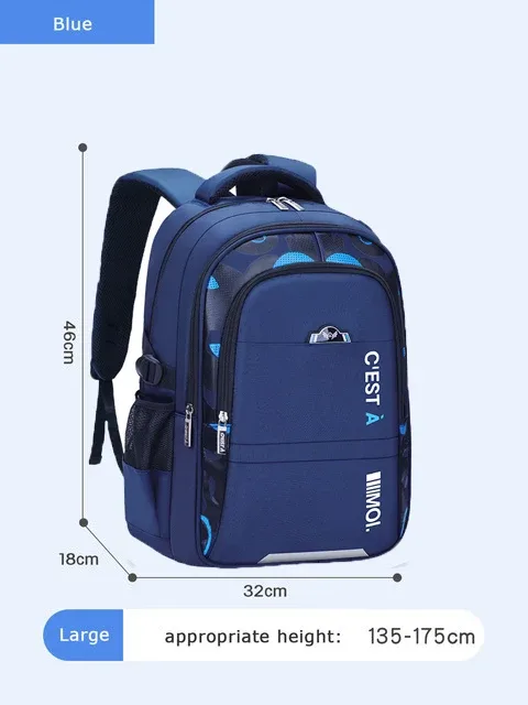 sac à dos d'école orth4wd pour adolescent fille et garçon, sacoche de livre pour enfant, nouvelle mode