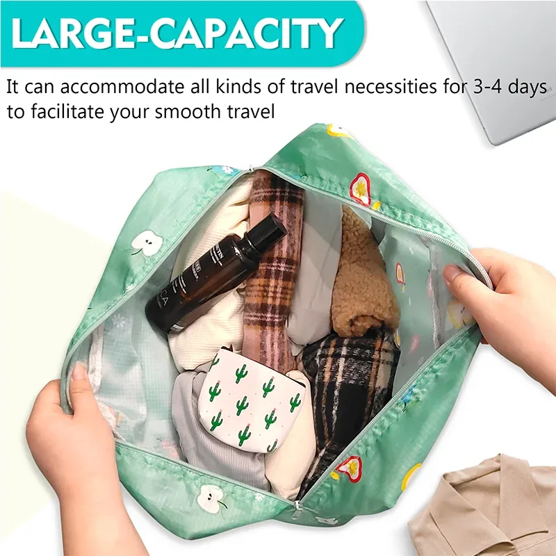sac de voyage pliable de grande capacité, adapté aux voyages d'affaires, voyage, sport et fitness, week-end, sacs de nuit pour femmes