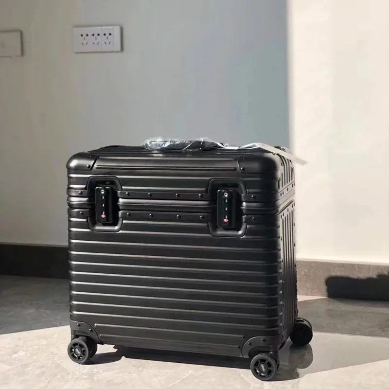 tout en alliage d'aluminium et de magnésium, bagage du capitaine, boîtier pour appareil photo à rabat supérieur, valise de cabine 18/20 pouces, boîtier de chariot 22/24 pouces