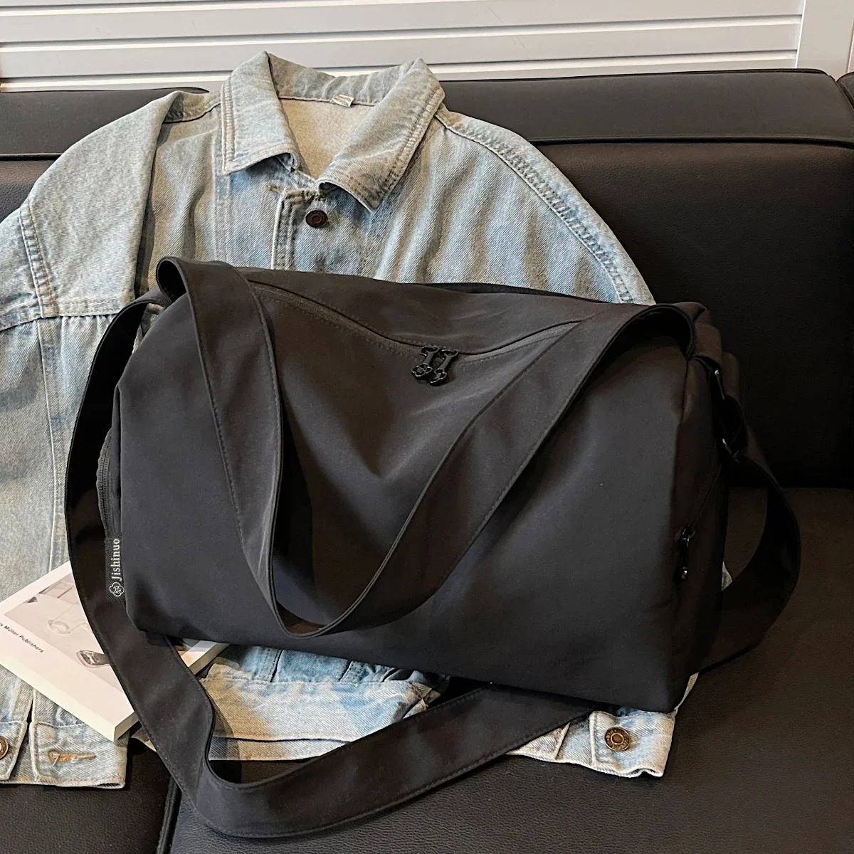 sac de fitness de sport pour femme, sac de natation à séparation humide et sec, sac de voyage de grande capacité pour courte distance, sac de rangement pour bagages de voyage, comprenant compartiment à chaussures