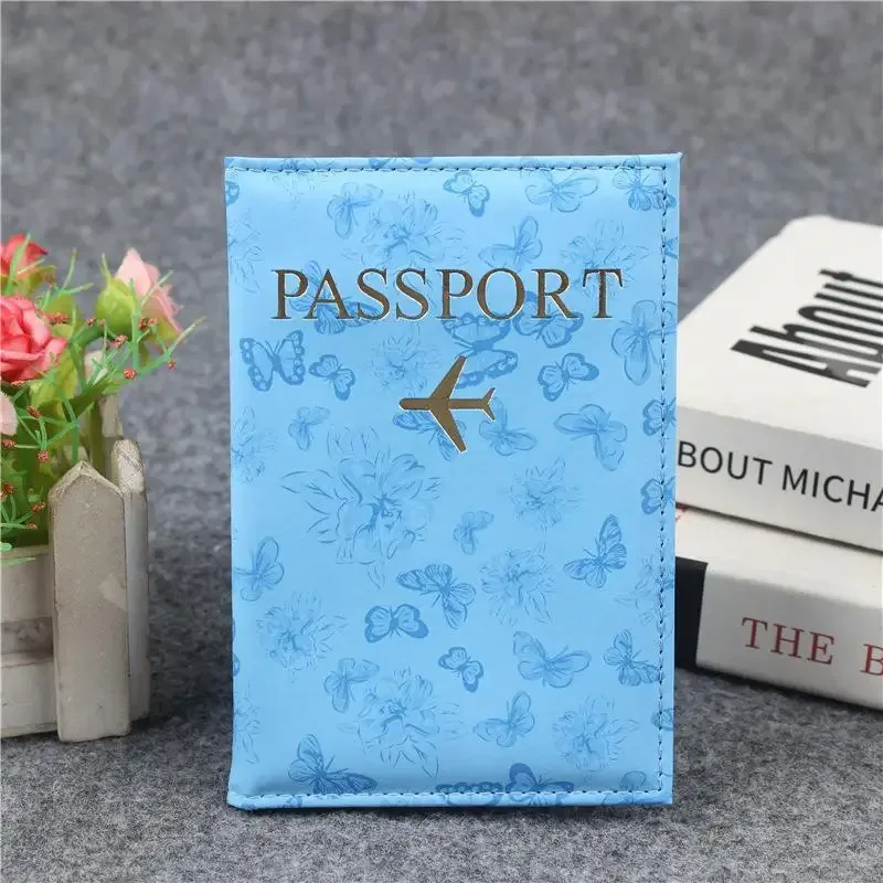 housse de passeport en cuir pu pour hommes et femmes, organisateur, porte-cartes de protection, couvertures de documents d'identité, étui de passeport de voyage, 1 pièce【smq】