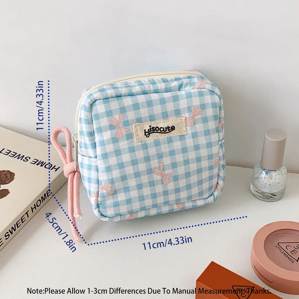 mini pochette de maquillage version coréenne pour voyage, enveloppe de rouge à lèvres, sac de rangement de bijoux cosmétiques portables, idée cadeau de noël/anniversaire