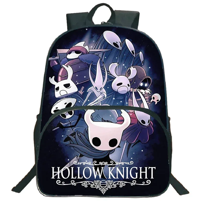sac d'école léger sac à dos de chevalier creux jeu de dessin animé impression cartable pour enfants sac à dos de grande capacité garçons filles sac à dos de voyage