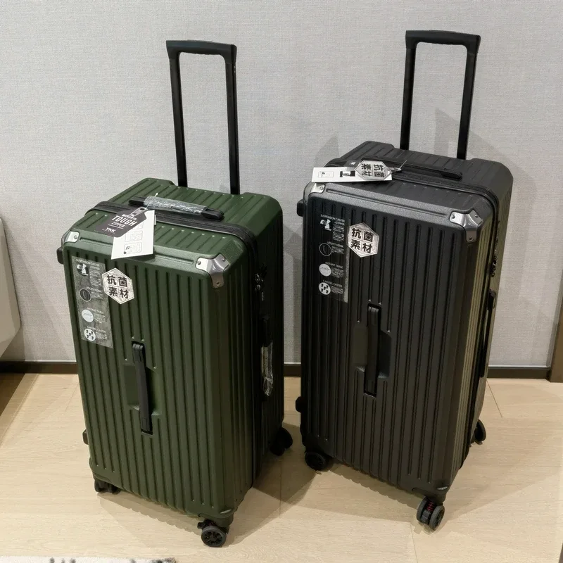 valise rouge 28/36/50 pouces, bagages de grande taille avec cinq roues abs + pc, valises de cabine de 20 pouces, sac de voyage, boîtier de chariot à fermeture éclair