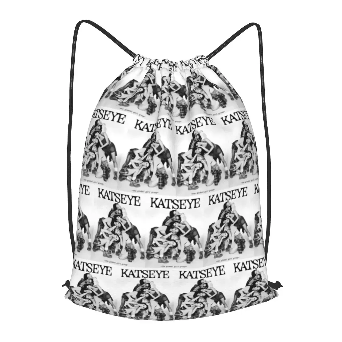 sacs à dos katseye eyekon kpop pour fans, sacs à cordon décontractés, sacs de sport, sacs à livres pour les voyages et l'école