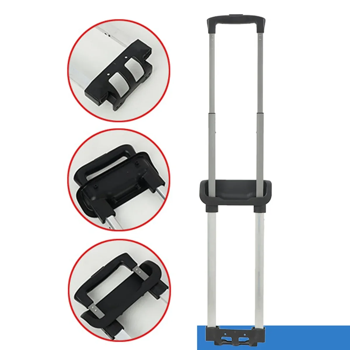 Poignée télescopique de remplacement pour valise, poignée de traction universelle pour chariot, pièces de rechange pour la plupart des bagages de voyage