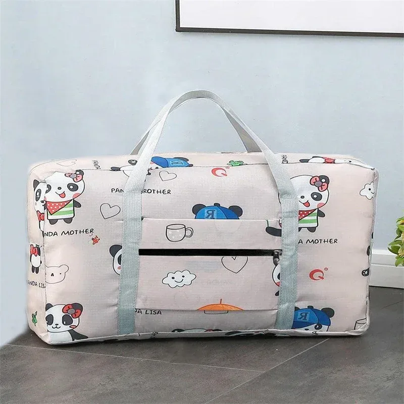 Nouveaux sacs de voyage pliables Oxford unisexes, grande capacité, organisateur de bagages, sacs à main imperméables pour femmes, sacs de voyage pour hommes