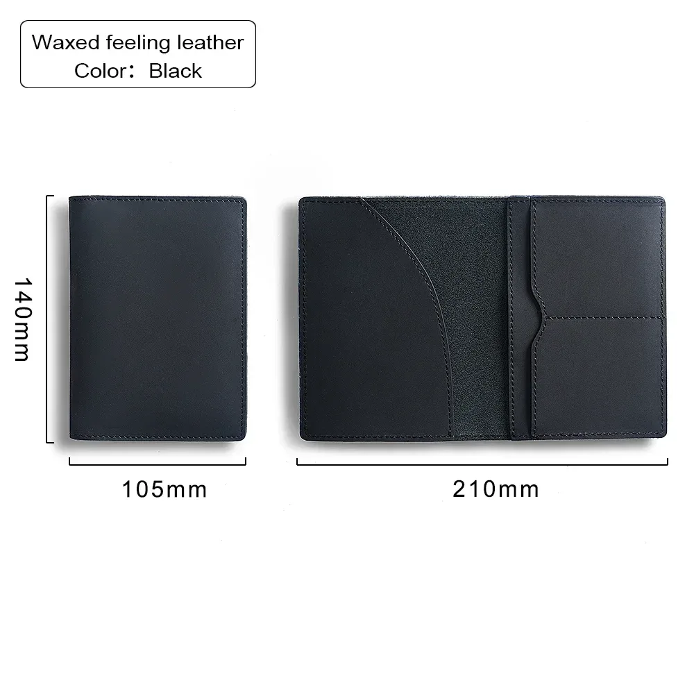 porte-passeport en cuir pour les essentiels de voyage, étui mince pour passeport, portefeuille de voyage, sac pour cartes de crédit pliable pour femmes et hommes