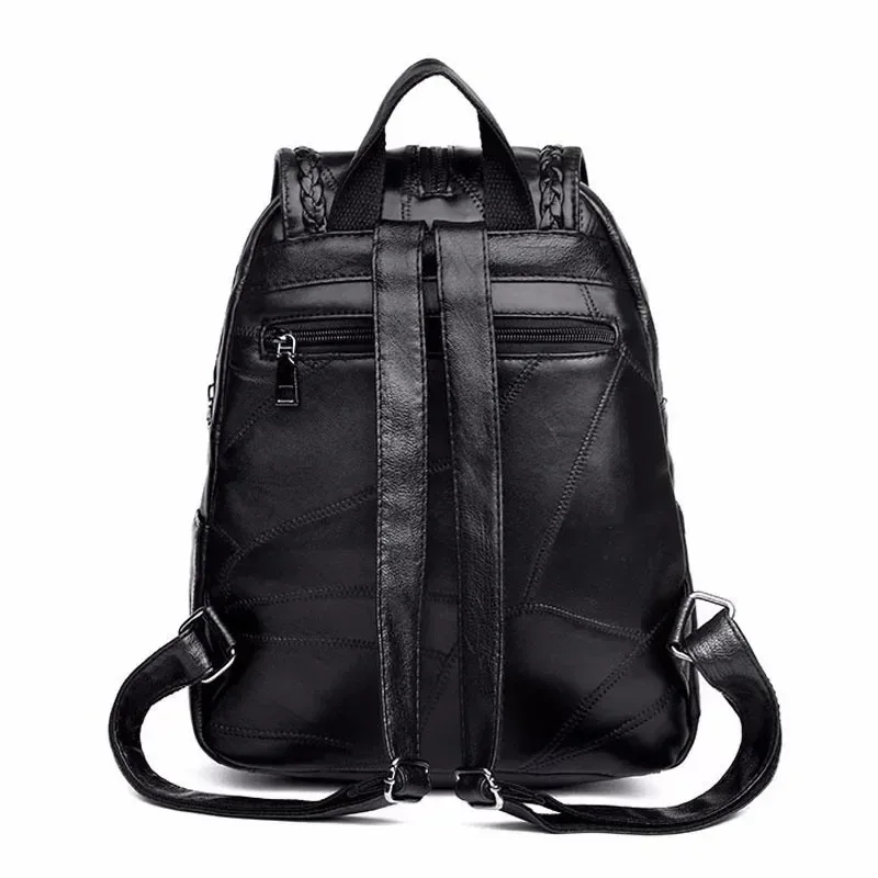 mode femmes sacs à dos en cuir pu femme vintage sac à dos pour filles sac d'école voyage sac à dos sac à main sac à bandoulière