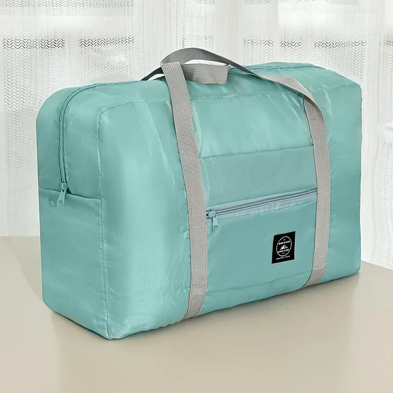 1 ensemble de sacs à bagages de voyage pliables de grande capacité, sac de fitness extensible, bagage de sport, enregistrement des bagages du week-end, bagages