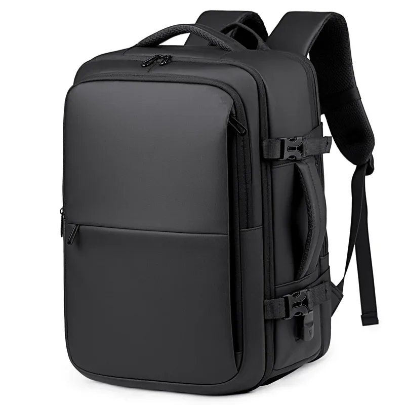 sac à dos étanche extensible pour voyages d'affaires, sac pour ordinateur de 15,6 pouces avec chargement usb, sac à dos de grande capacité pour hommes et femmes