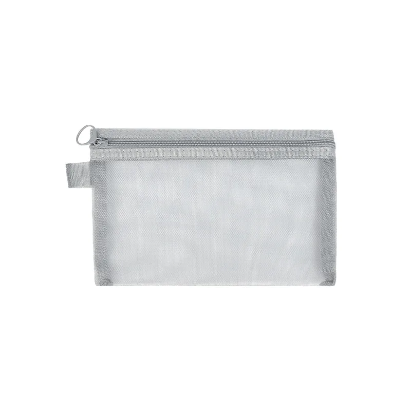 3 pièces sac cosmétique femmes maille sac de maquillage avec fermeture éclair organisateur rouge à lèvres brosse sacs transparents étudiant trousse de toilette sac