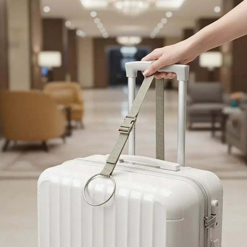 Sangle de bagage multifonctionnelle réglable avec porte-bouteille pour les voyages, les affaires et les trajets quotidiens