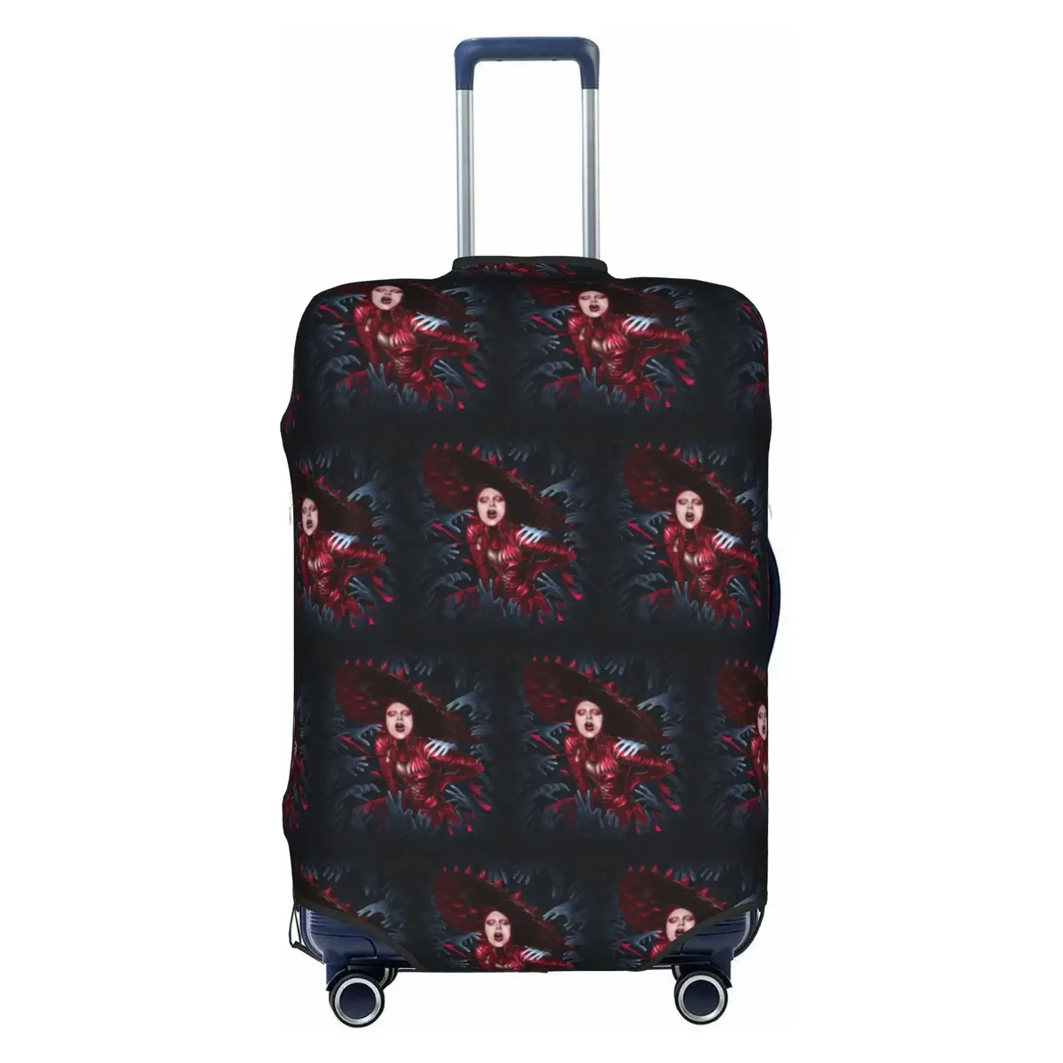 housse de valise élastique de voyage american singer l-lady g-gaga, protection pour valise adaptée aux bagages de 18 à 32 pouces