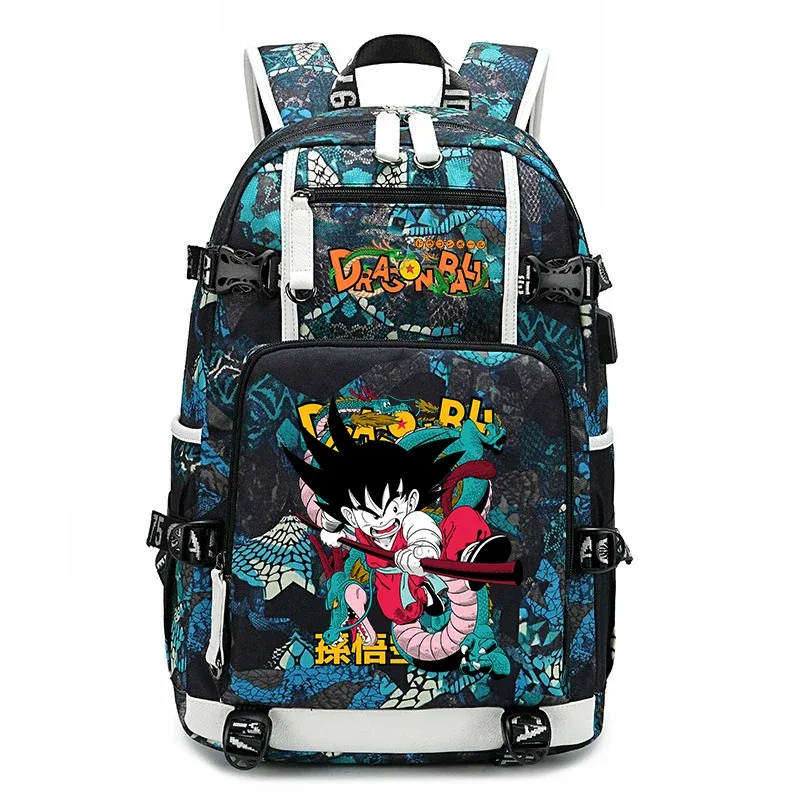 sac à dos imprimé dragon ball z pour étudiants, grande capacité, sac à dos décontracté pour enfants, adolescents, voyages scolaires