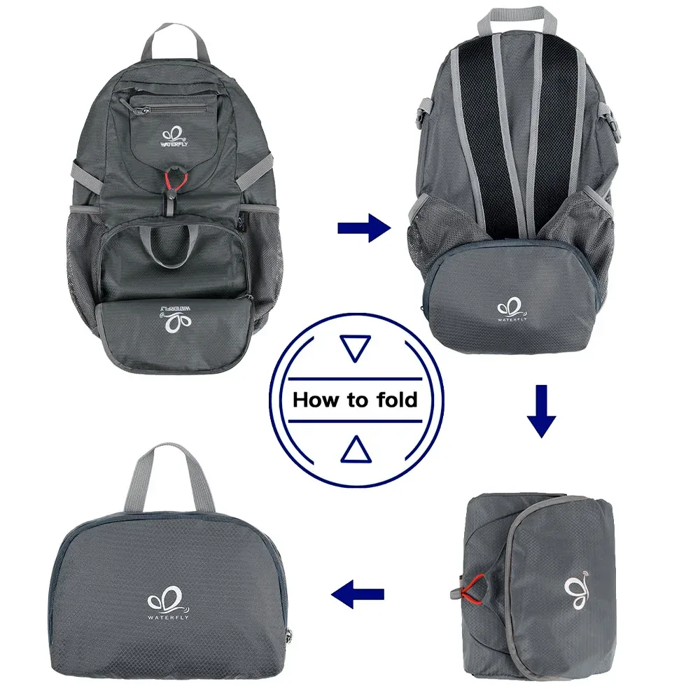 sac à dos pliable ultra léger pour hommes et femmes, sac à dos pliable, sac à dos de jour, camping, sports de plein air, 20l