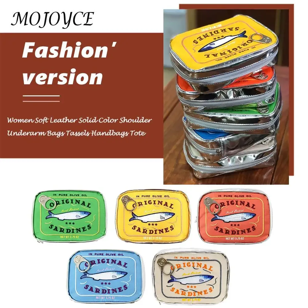 trousse de toilette mignonne portable pour femme, sardines en conserve, sac cosmétique de voyage, multifonction, mode créative, fermeture éclair, week-end, vacances