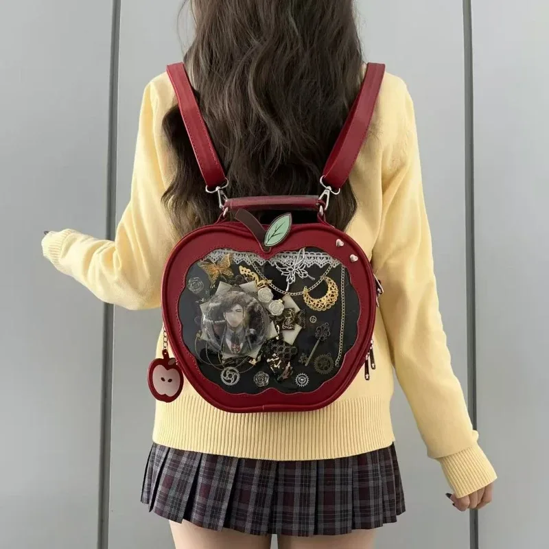 nouvelle fille harajuku niche design pomme sac à bandoulière sac à main style doux mignon ulzzang ita sac y2k sac à dos style preppy itabag