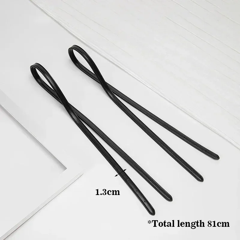 2 pièces sangle de remplacement réglable en cuir pour sac fourre-tout, poignée d'épaule, bandoulière, extension de ceinture pour femme, accessoire de sac à main sous le bras