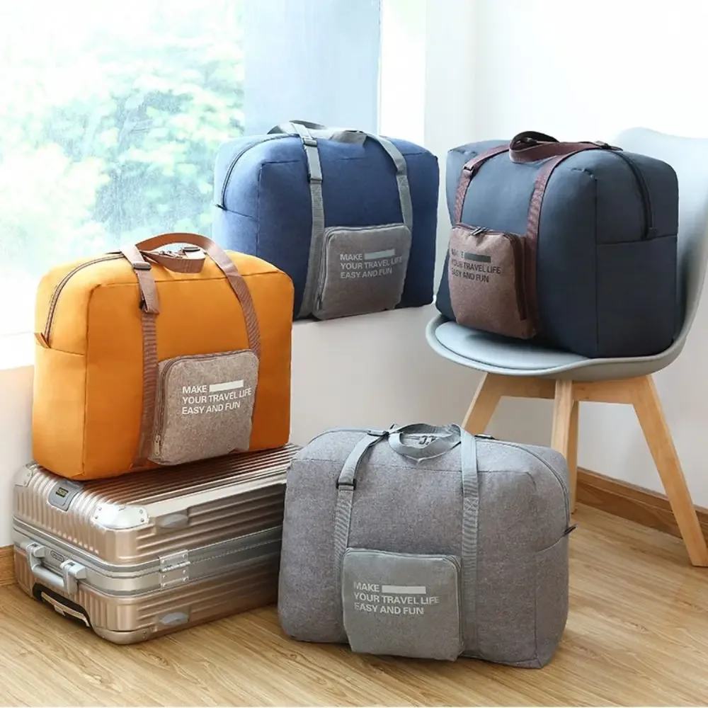 sac de rangement pliable pour vêtements en tissu oxford, grande capacité, sac de voyage, sac de sport imperméable, sac de voyage pour bagages