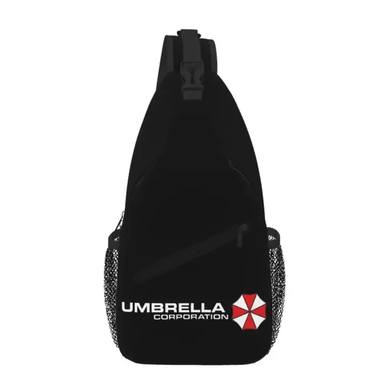 umbrella corporation sling chest bag – sac à dos quotidien durable et imperméable, à bandoulière, pour hommes et femmes, pour voyage, randonnée, sac à dos de jour