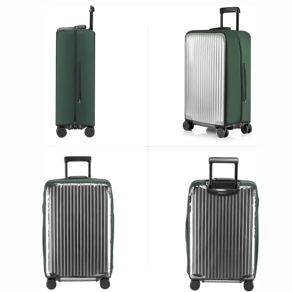 housse de valise transparente en pvc, aucun démontage requis, élastique, pour voyage, étanche, anti-poussière, nouvelle collection
