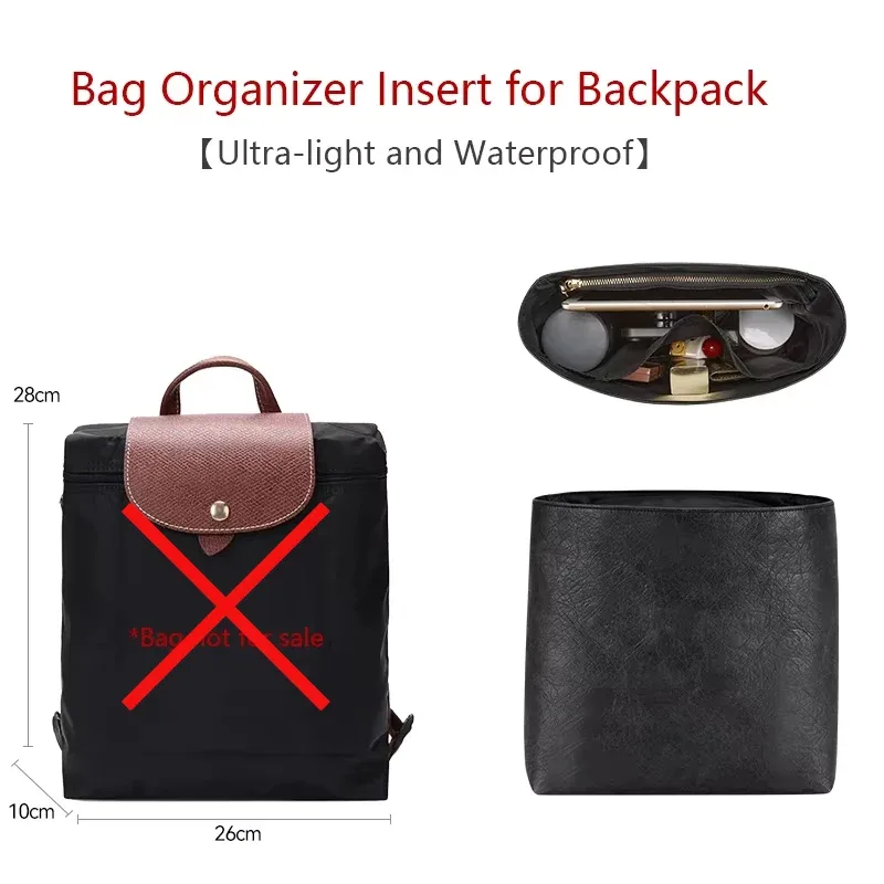 organisateur de sac à dos longchamp, sac étanche, rangement léger, support de sac en papier dupont, accessoires