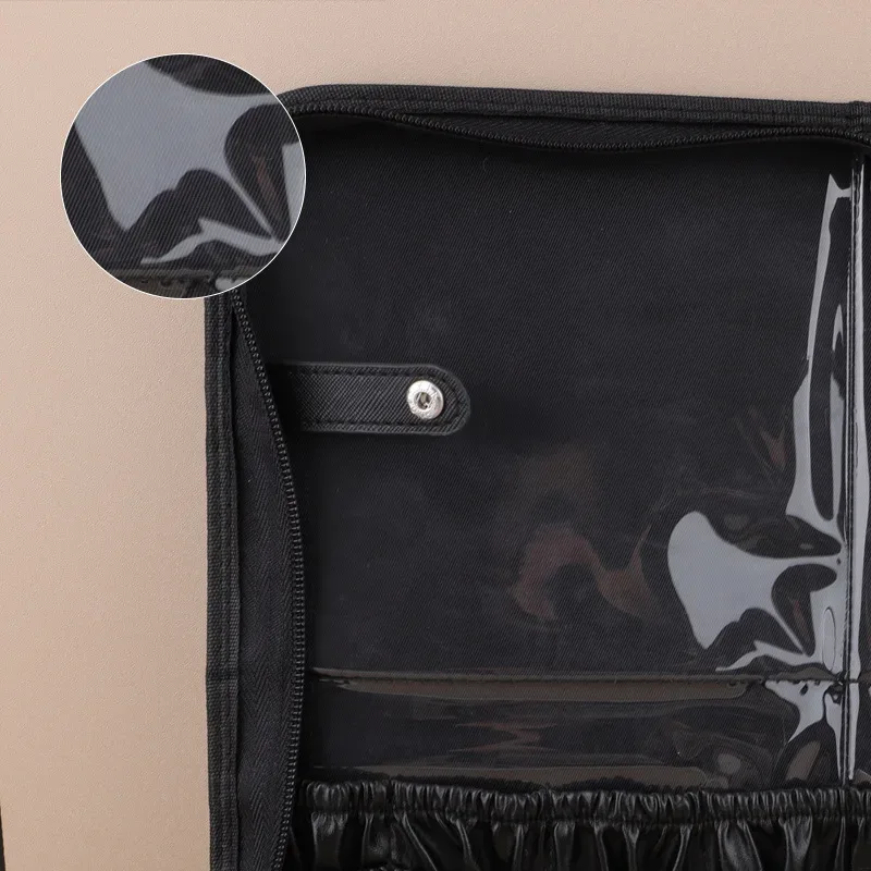 sac de rangement pour pinceaux de maquillage pliant, sac cosmétique debout de voyage professionnel, sac d'artiste uniquement, 30 pièces, 40 pièces