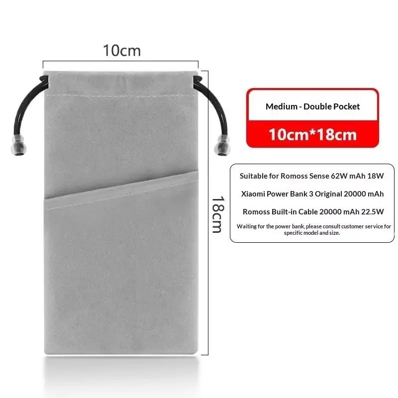 pochette multifonction en flanelle avec cordon de serrage, pour téléphone portable, lunettes de soleil, gadgets électroniques - sac de rangement pour voyage