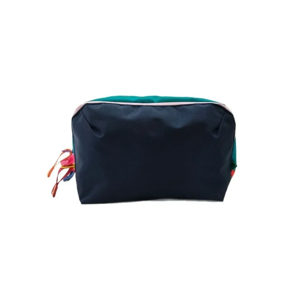 sac à cosmétiques portable durable, couleur dopamine, sac de toilette multi-couches, grande capacité, sac à maquillage multifonctionnel, voyage