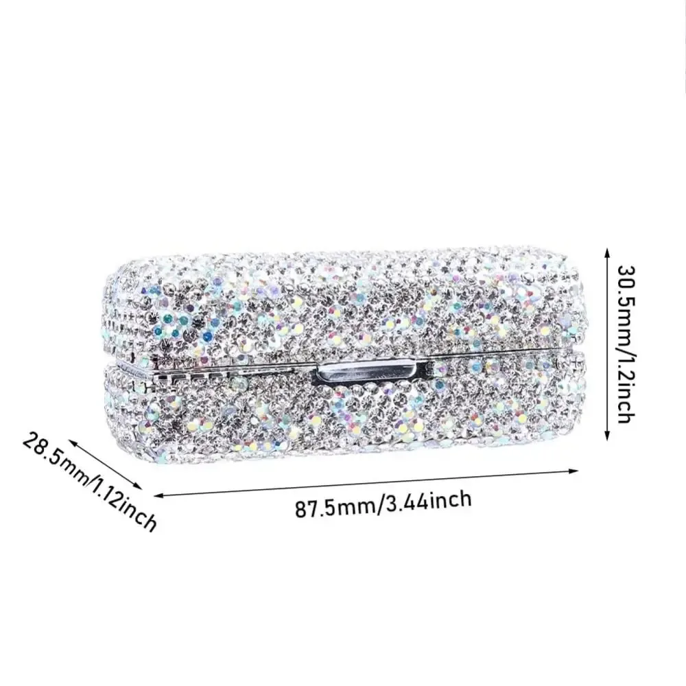 mini sac à rouge à lèvres tendance, sac de rangement créatif en forme de seau pour gloss, boîte à rouge à lèvres brillante et mignonne, cadeau
