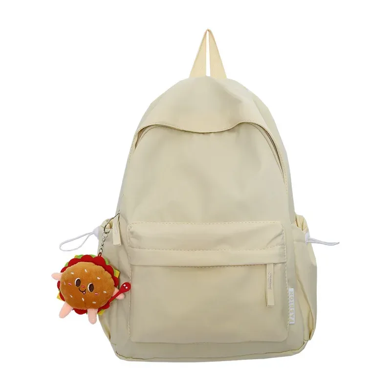 cartable de mode pour adolescents imperméable à l'eau en nylon filles sac à dos mignon femmes sac à dos pour ordinateur portable sac de voyage noir rose bookbag unisexe