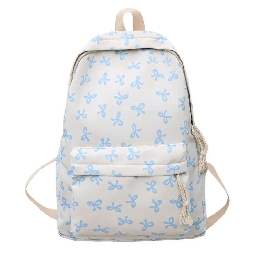 sac à dos léger et durable en nylon pour étudiantes, sac d'école mignon de grande capacité pour filles, 1 pièce