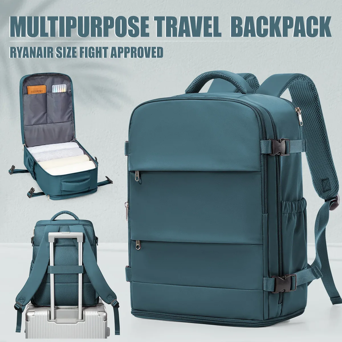 sac à dos de voyage pour femmes et hommes, sac à dos ryanair 40x30x20 pour cabine d'avion, bagage easyjet 45x36x20, sac à dos pour ordinateur portable professionnel