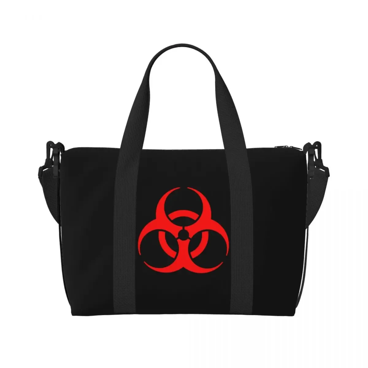 sac fourre-tout personnalisé pour femmes, fourre-tout de cosplay de jeu de film umbrella corporation, sacs de voyage de plage et de gymnastique de grande capacité