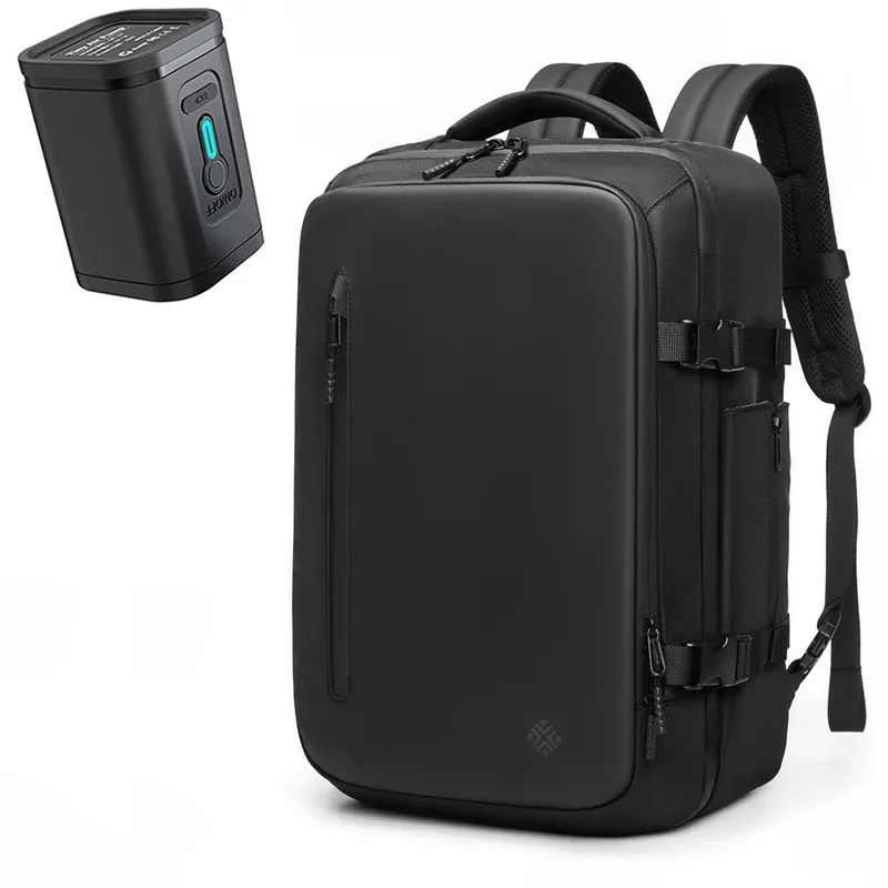 sac à dos de voyage pour homme, sac à dos de compression sous vide, sac à dos pour ordinateur portable 16 pouces, sac à dos imperméable pour l'école, la randonnée en plein air, pour pompes