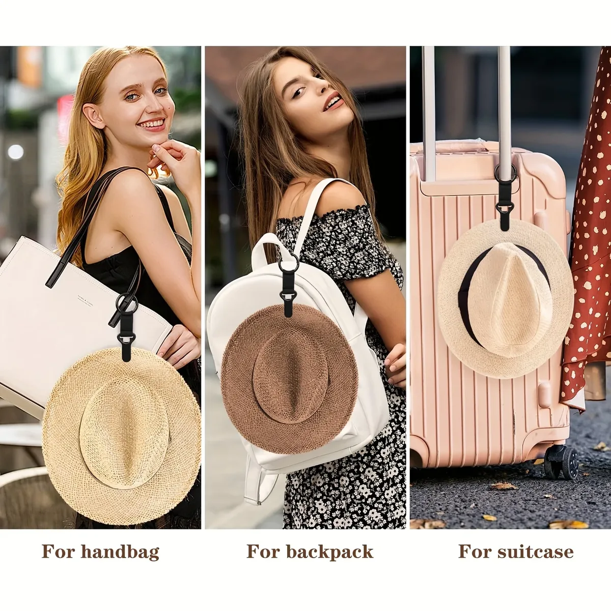 clip de voyage multifonctionnel 1 pièce, cintre portable anti-perte pour sac à dos et bagages, essentiel pour les vacances, la plage et les croisières